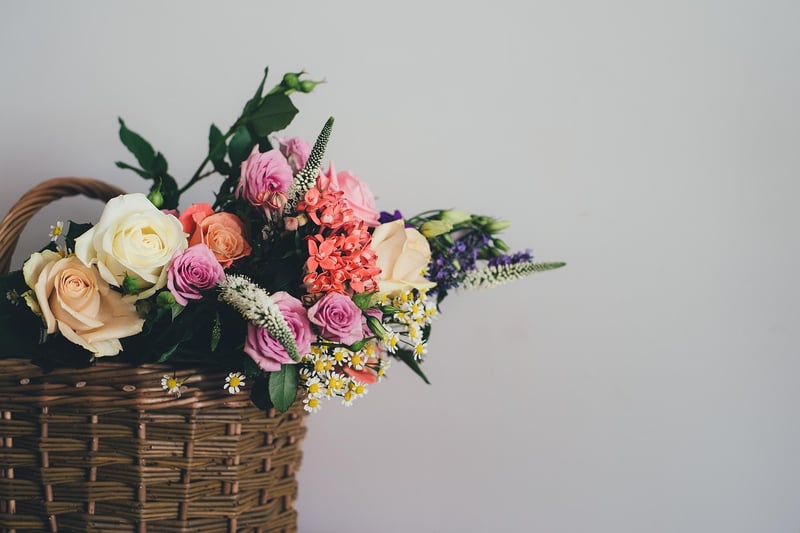 Repurposed gift baskets