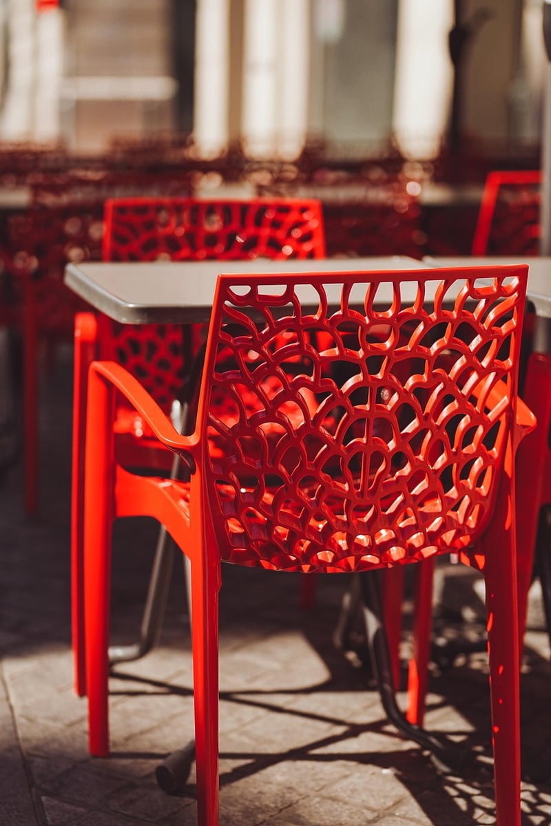 Upcycled outdoor furniture