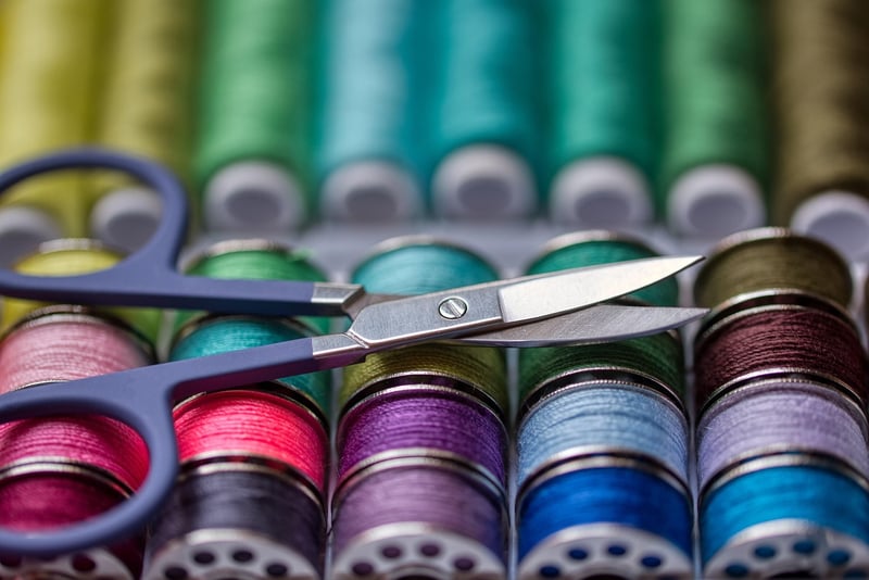 Repurposed fabric for gift wrapping